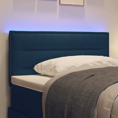 Led Hlavová Deska S Led Pásky S Čelo Modrá 80 Cm Textil
