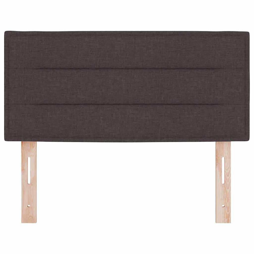 Led Hlavová Deska S Led Pásky S Čelo Tmavě Hnědá 100 Cm Textil