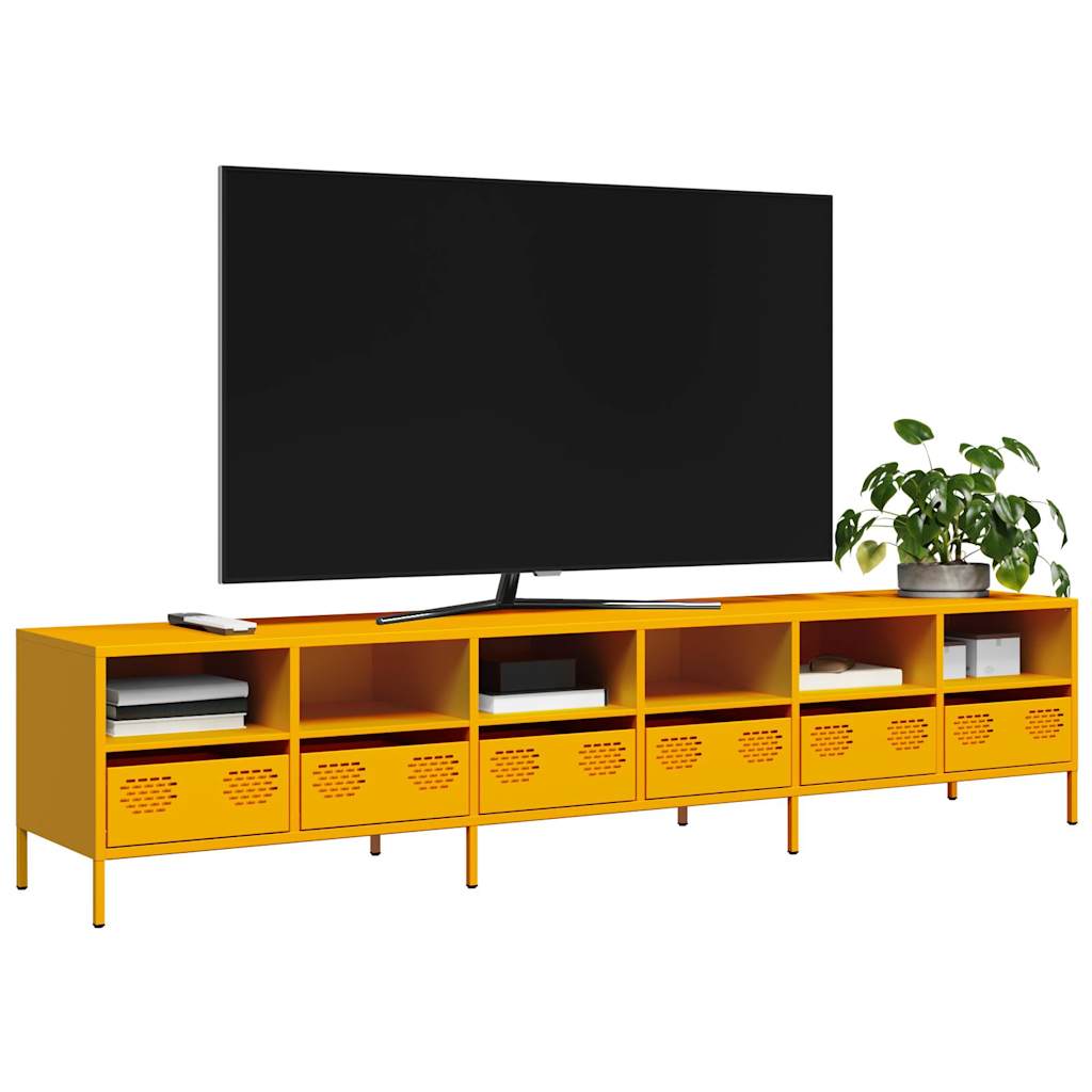 Tv Skříňka Černá 68 X 39 X 43,5 Cm Ocel Válcovaná Za Studena