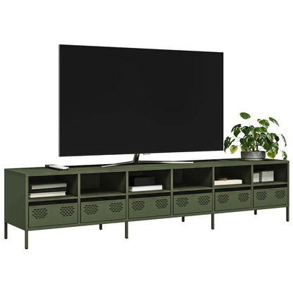 Tv Skříňka Černá 68 X 39 X 43,5 Cm Ocel Válcovaná Za Studena