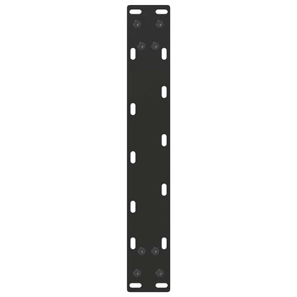 Nohy Konferenčního Stolku Ve Tvaru U, 2 Ks, Černé, 30 X (30-31) Cm, Ocel