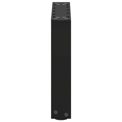 Nohy Konferenčního Stolku Ve Tvaru U, 2 Ks, Černé, 40 X (30-31) Cm, Ocel