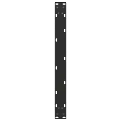 Nohy Konferenčního Stolku Ve Tvaru U, 2 Ks, Černé, 70 X (30-31) Cm, Ocel