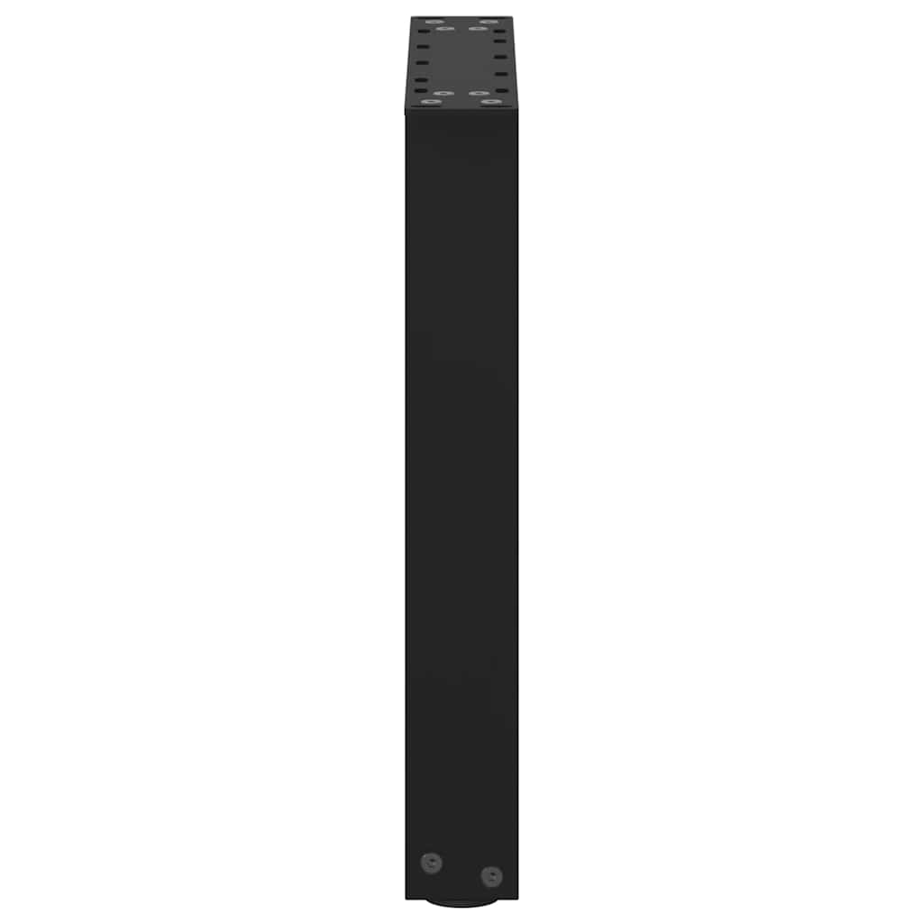 Nohy Konferenčního Stolku Ve Tvaru U, 2 Ks, Černé, 28 X (42-43) Cm, Ocel