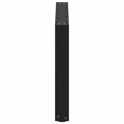 Nohy Konferenčního Stolku Ve Tvaru U, 2 Ks, Černé, 60 X (42-43) Cm, Ocel