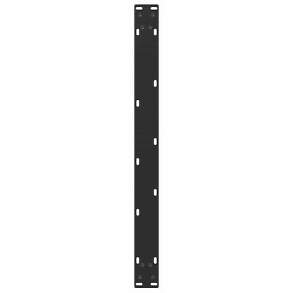 Nohy Konferenčního Stolku Ve Tvaru U, 2 Ks, Černé, 60 X (42-43) Cm, Ocel