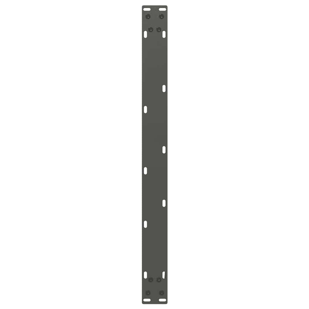 Nohy Konferenčního Stolku Ve Tvaru U 2 Ks Antracitové Ocelové Antracitová