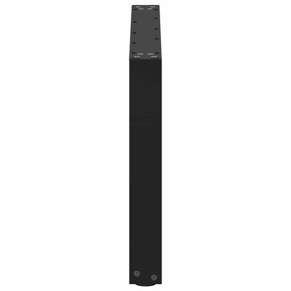 Nohy Konferenčního Stolku Ve Tvaru U, 2 Ks, Černé, 70 X (42-43) Cm, Ocel