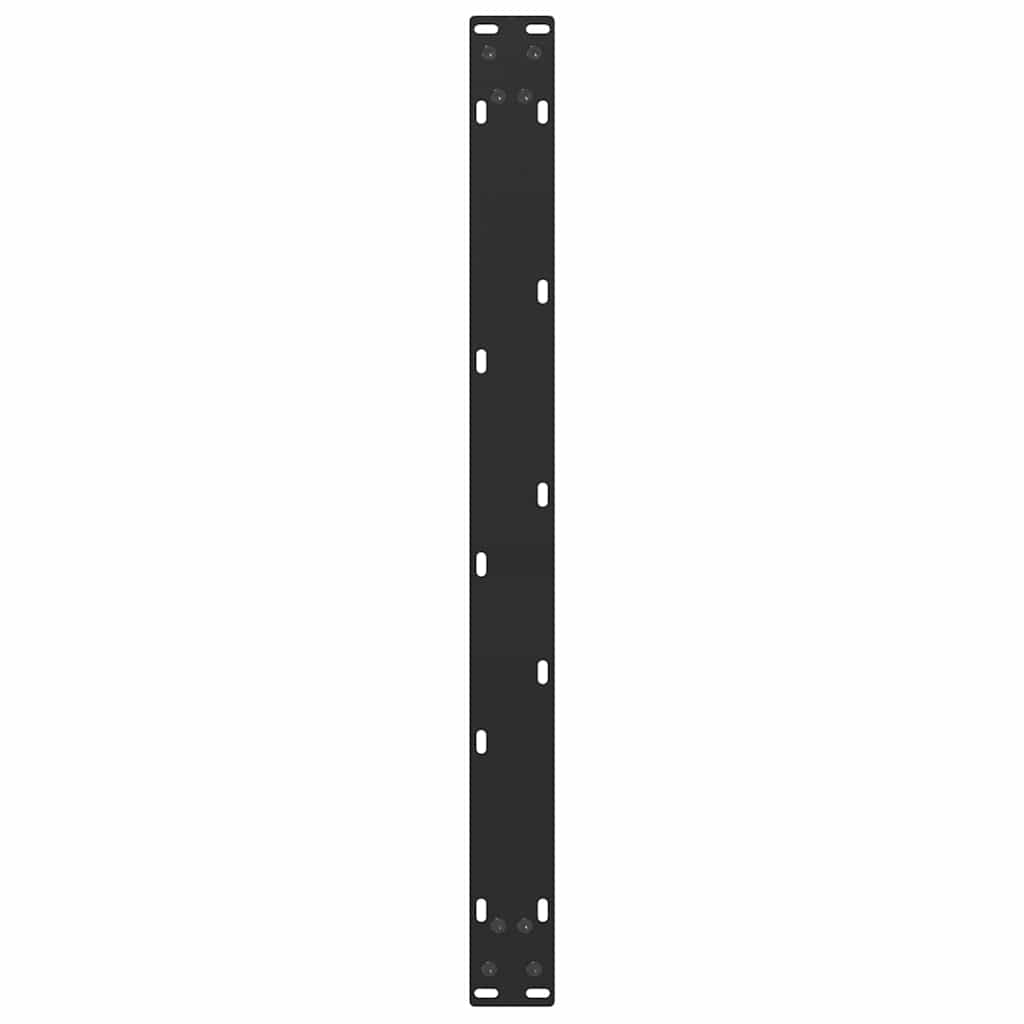 Nohy Konferenčního Stolku Ve Tvaru U, 2 Ks, Černé, 70 X (42-43) Cm, Ocel