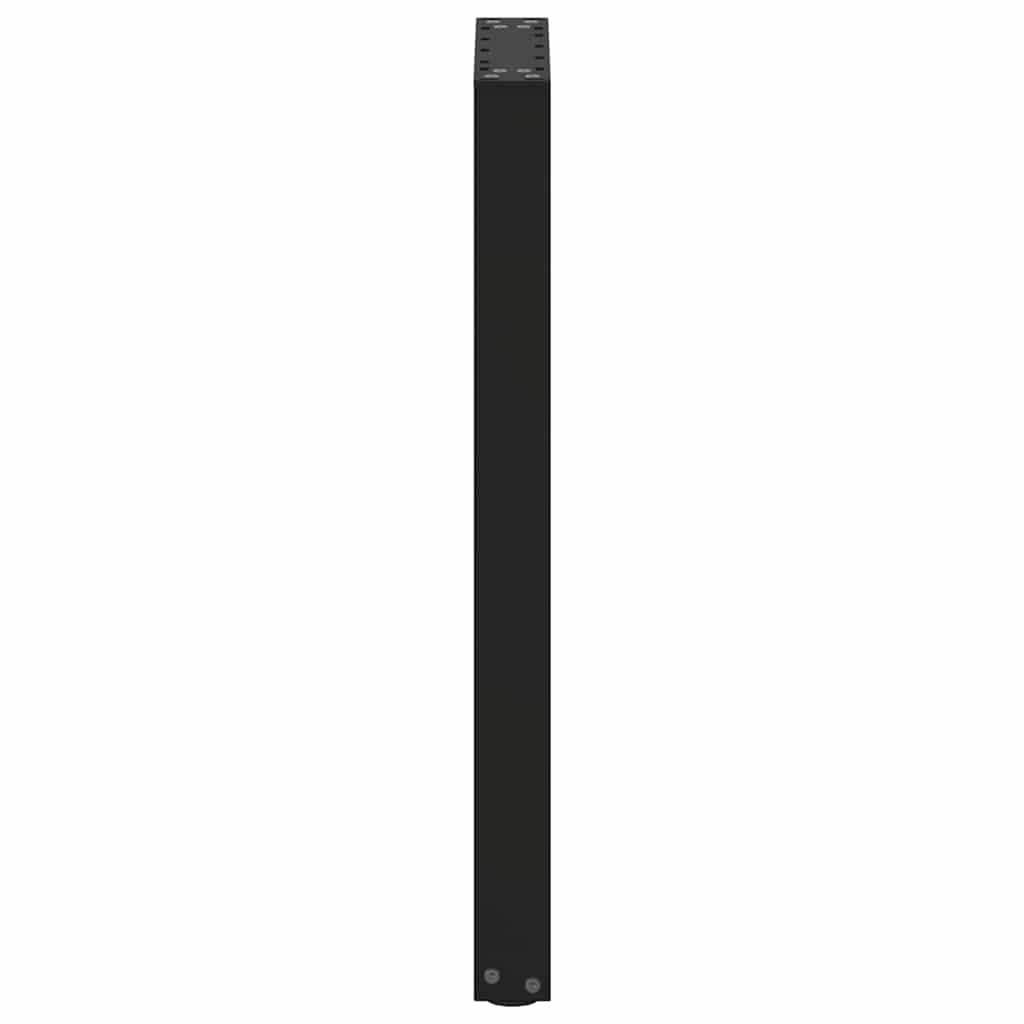 Nohy Konzolového Stolku Ve Tvaru U, 2 Ks, Černé, 28 X (72-73) Cm, Ocel