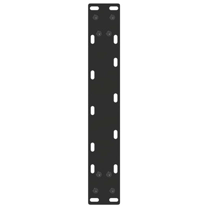 Nohy Konzolového Stolku Ve Tvaru U, 2 Ks, Černé, 28 X (72-73) Cm, Ocel