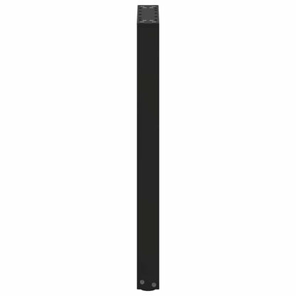Nohy Konzolového Stolku Ve Tvaru U, 2 Ks, Černé, 38 X (72-73) Cm, Ocel