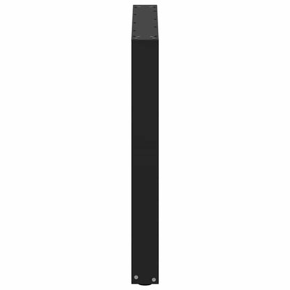 Nohy K Jídelnímu Stolu Ve Tvaru U, 3 Ks, Černé, 80 X (72-73) Cm, Ocel