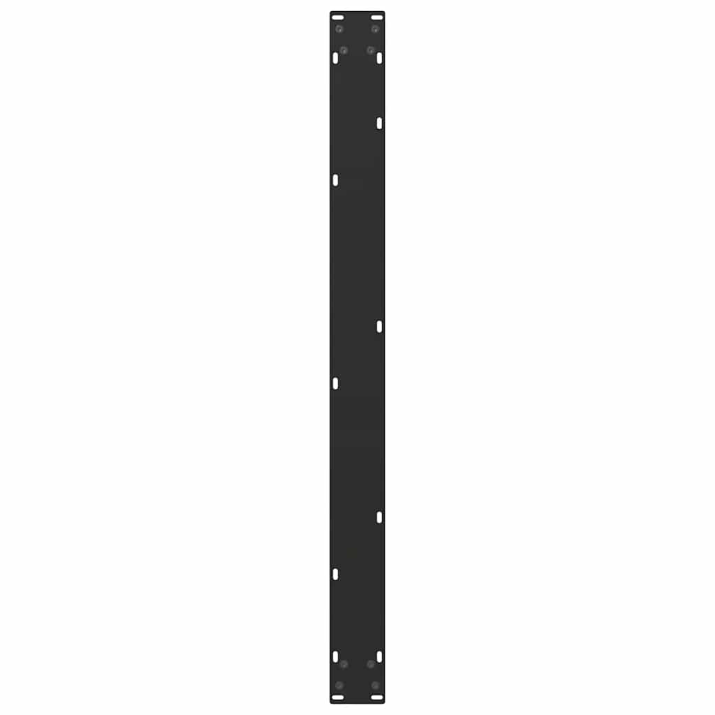 Nohy K Jídelnímu Stolu Ve Tvaru U, 3 Ks, Černé, 100 X (72-73) Cm, Ocel