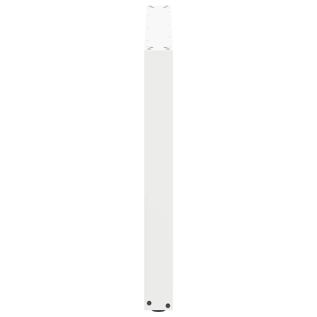 Nohy K Jídelnímu Stolu Ve Tvaru U, 3 Ks, Bílé, 100 X (72-73) Cm, Ocel