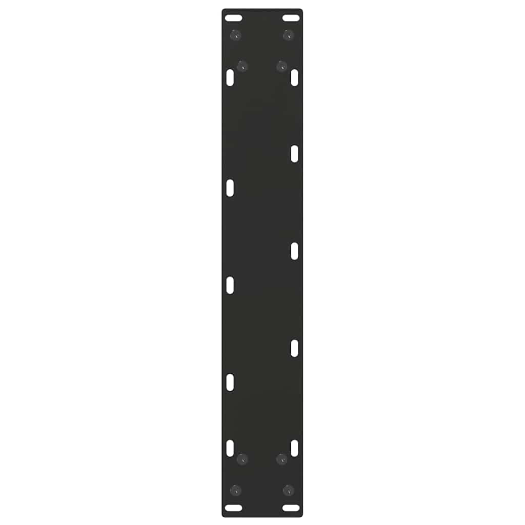 Nohy Barového Stolu Ve Tvaru U, 2 Ks, Černé, 40 X (100-101) Cm, Ocel