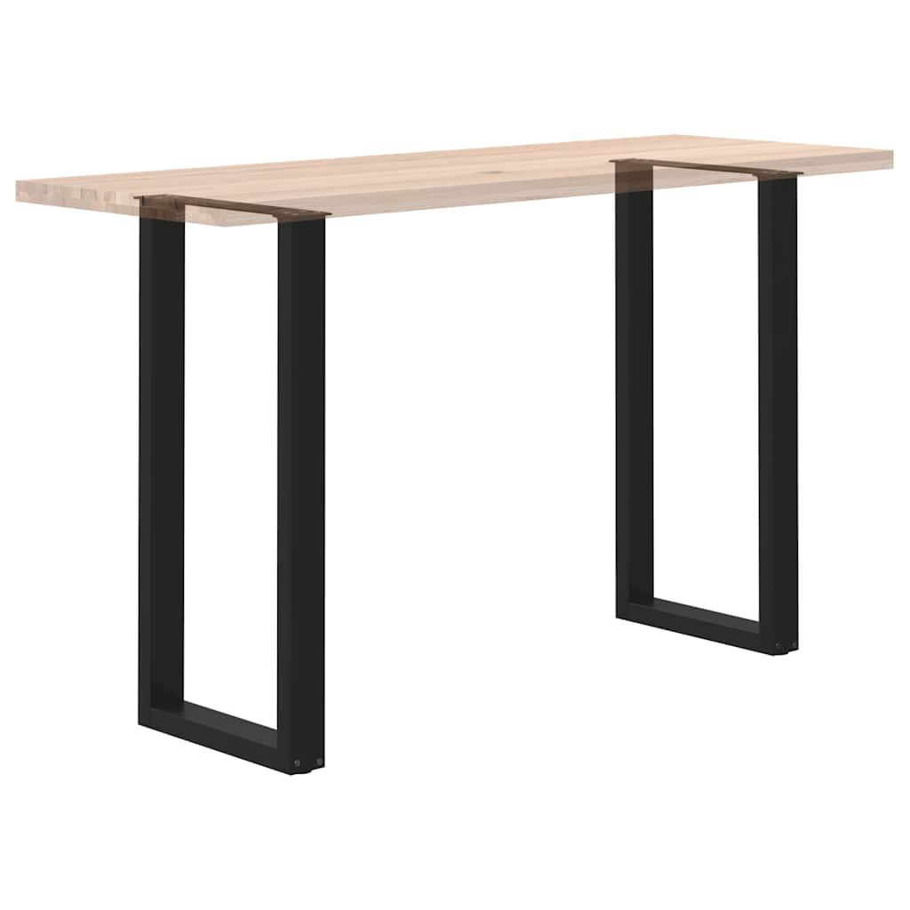 Nohy Barového Stolu Ve Tvaru U, 2 Ks, Černé, 40 X (100-101) Cm, Ocel