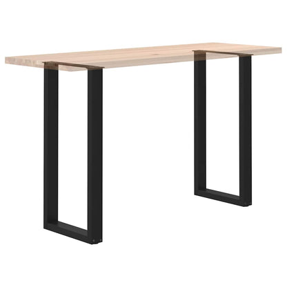 Nohy Barového Stolu Ve Tvaru U, 2 Ks, Černé, 50 X (100-101) Cm, Ocel