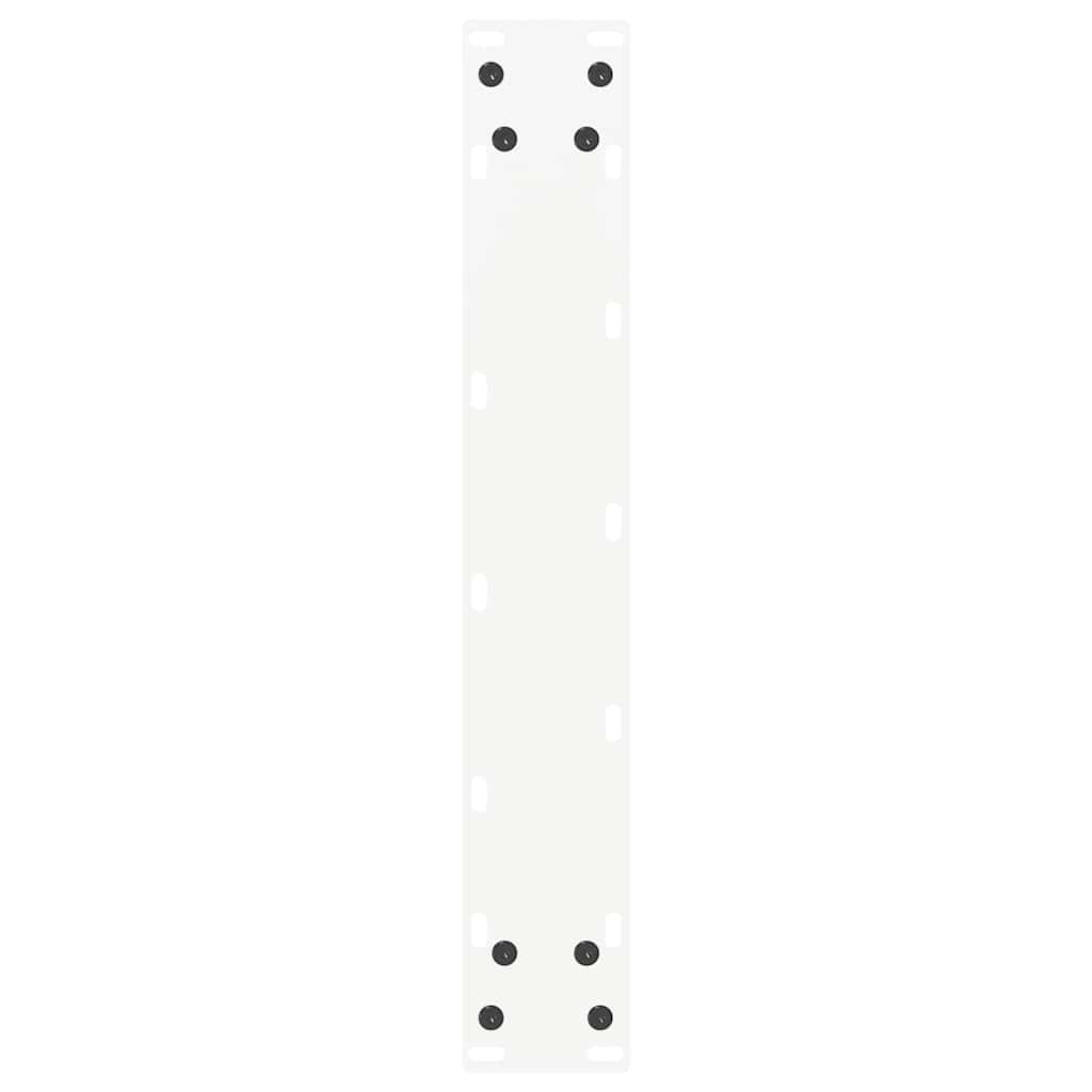 Nohy Barového Stolu Ve Tvaru U, 2 Ks, Bílé, 50 X (100-101) Cm, Ocel