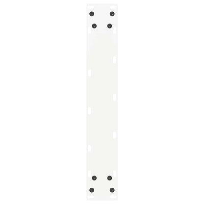 Nohy Barového Stolu Ve Tvaru U, 2 Ks, Bílé, 50 X (100-101) Cm, Ocel