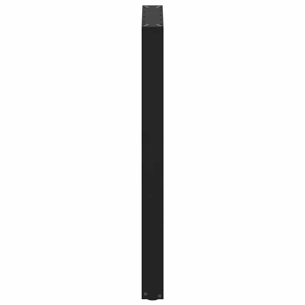 Nohy Barového Stolu Ve Tvaru U, 2 Ks, Černé, 60 X (100-101) Cm, Ocel