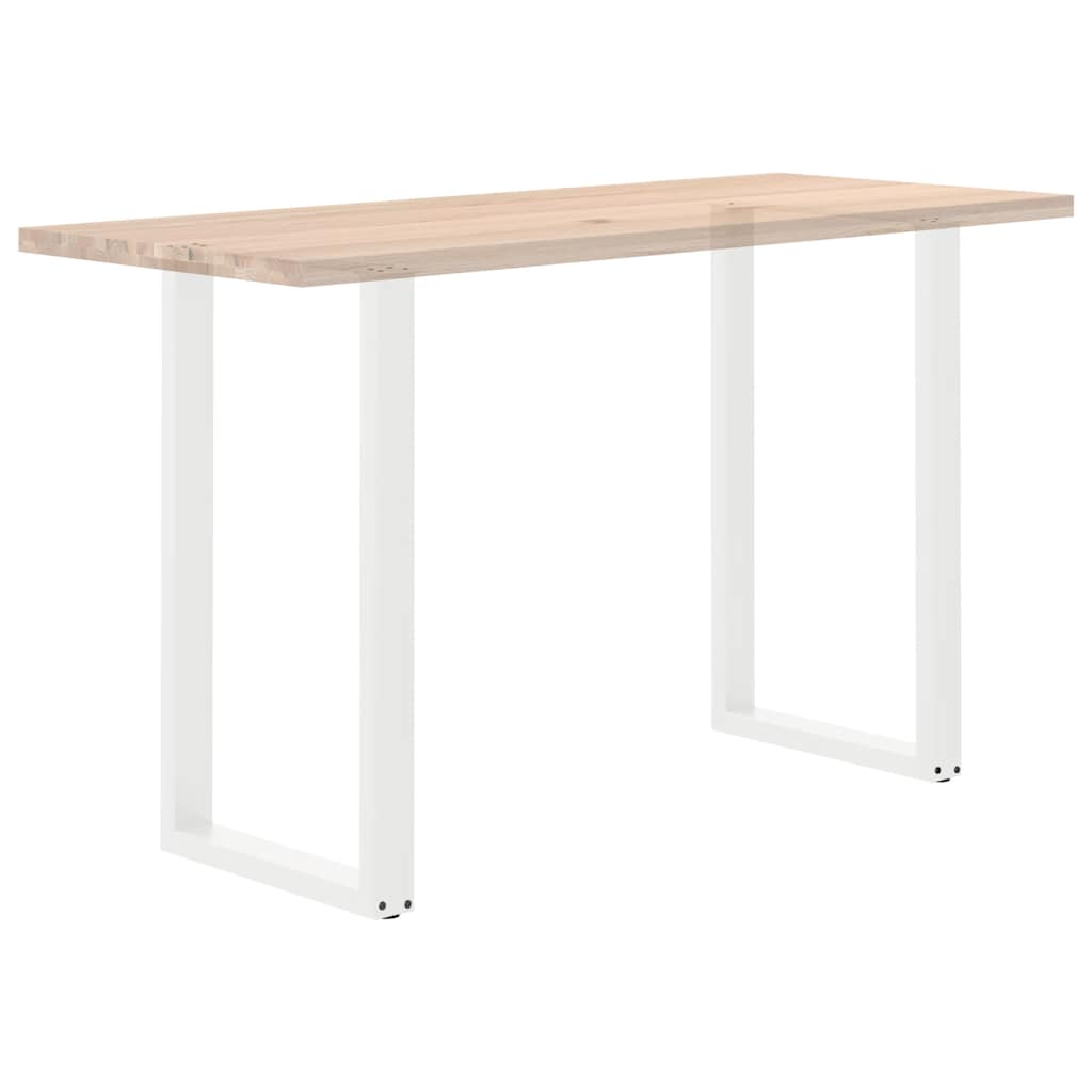 Nohy Barového Stolu Ve Tvaru U, 2 Ks, Bílé, 60 X (100-101) Cm, Ocel