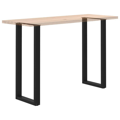Nohy Barového Stolu Ve Tvaru U, 2 Ks, Černé, 40 X (110-111) Cm, Ocel