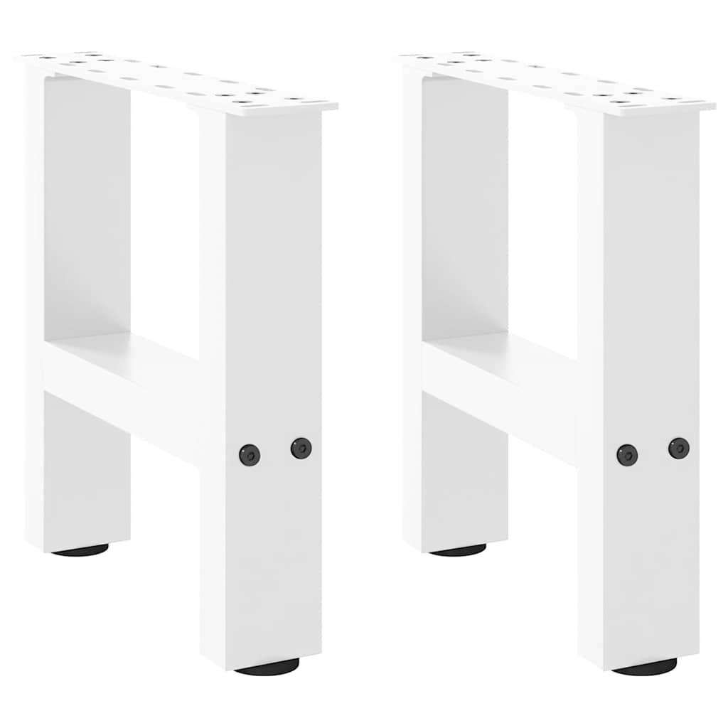 Nohy Konferenčního Stolku Bílé 2 Ks Ocelové Bílá