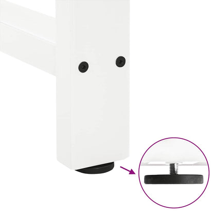 Nohy Konferenčního Stolku Bílé 2 Ks Ocelové Bílá