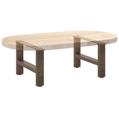 Nohy Konferenčního Stolku Ocel 2 Ks Ocel Přírodní