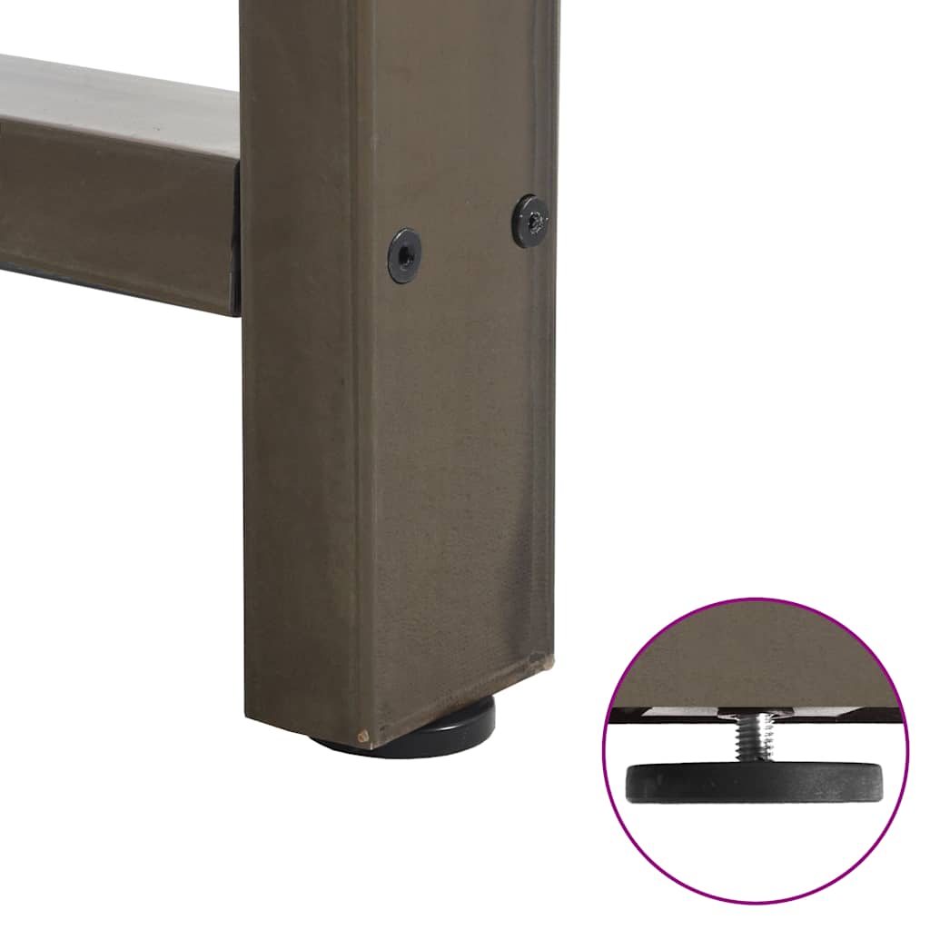 Nohy Konferenčního Stolku Ocel 2 Ks Ocel Přírodní