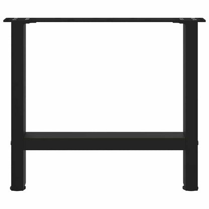 Nohy Konferenčního Stolku Černé 2 Ks Ocelové Černá