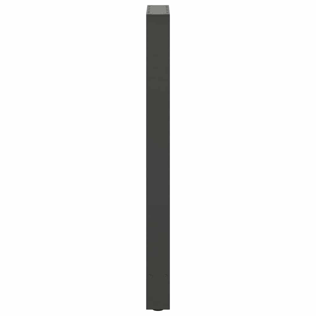 Nohy K Barovému Stolu Antracitové 2 Ks 40 X (100-101) Cm Ocelové