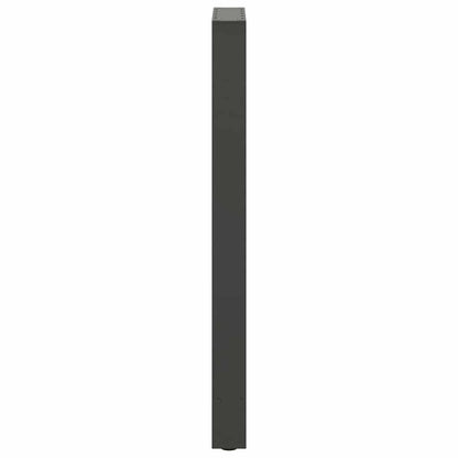 Nohy K Barovému Stolu Antracitové 2 Ks 40 X (100-101) Cm Ocelové