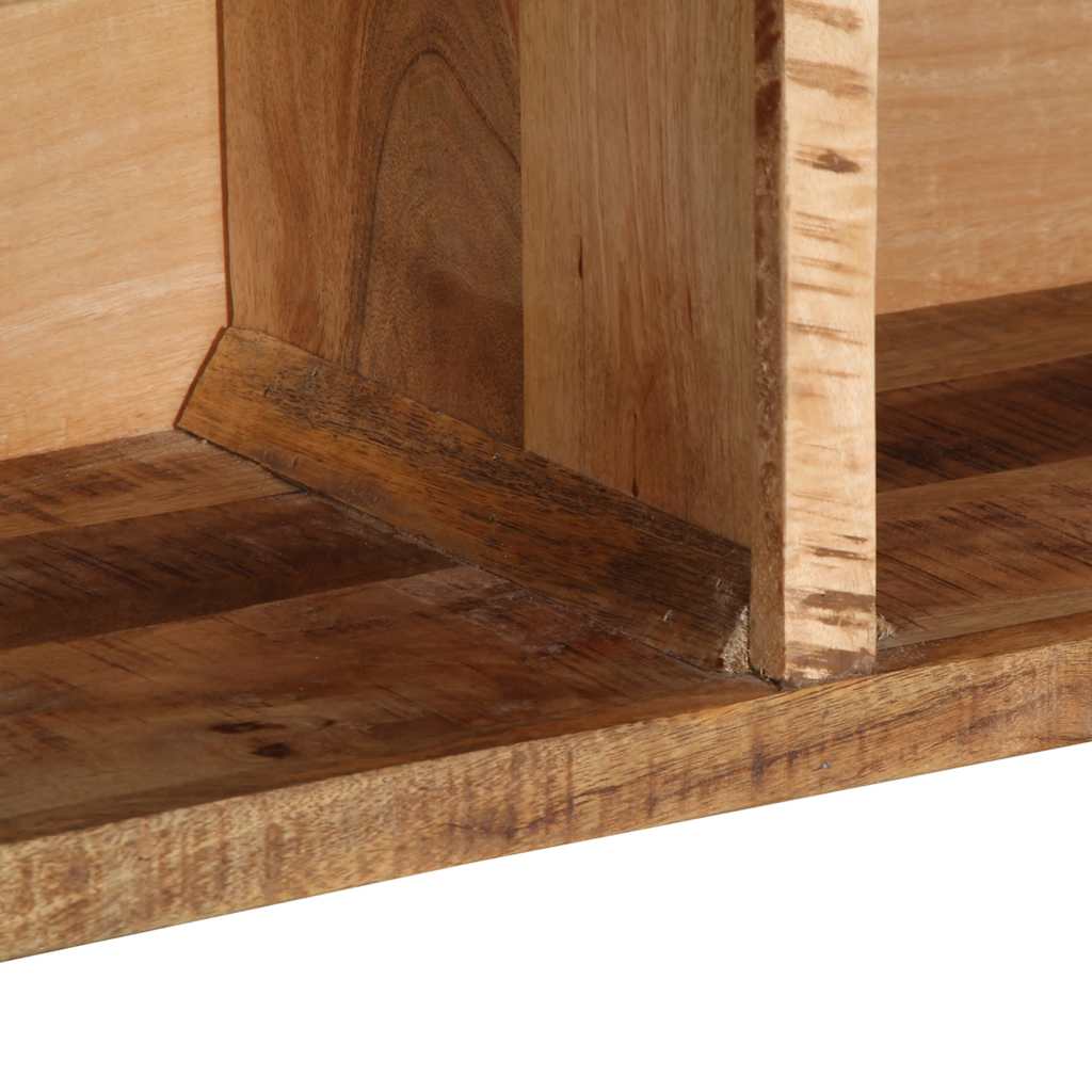 Tv Skříňka 80X30X25 Cm Masivní Hrubý Mangovník