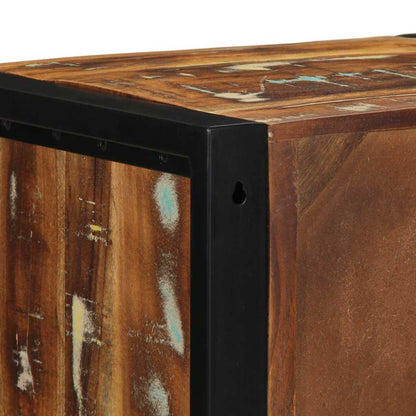 Noční Skříňka Multicolour 40X35X40 Cm Masivní Dřevo Reclaimed