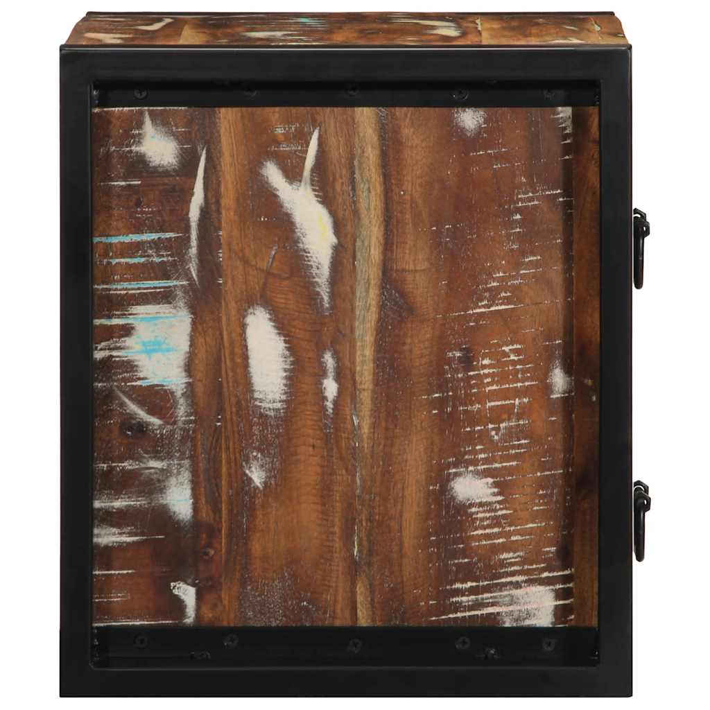 Noční Skříňka Multicolour 40X35X40 Cm Masivní Dřevo Reclaimed