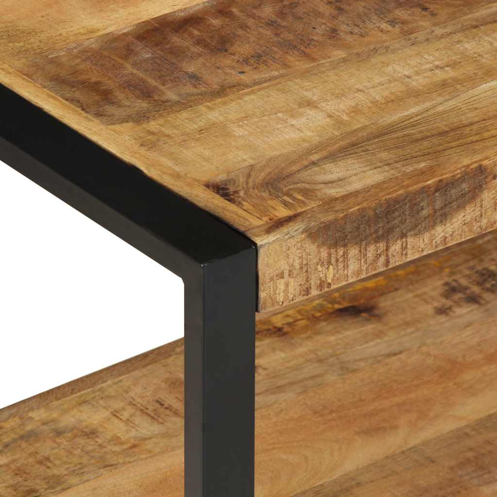 Věšák Na Oblečení 80X40X190 Cm Masivní Hrubé Dřevo Mango