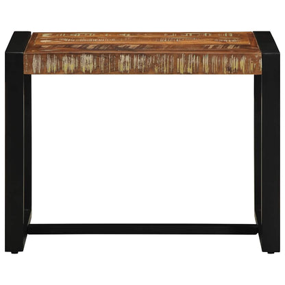 Lavice Vícebarevná 60 X 35 X 45 Cm Masivní Dřevo Recyklované