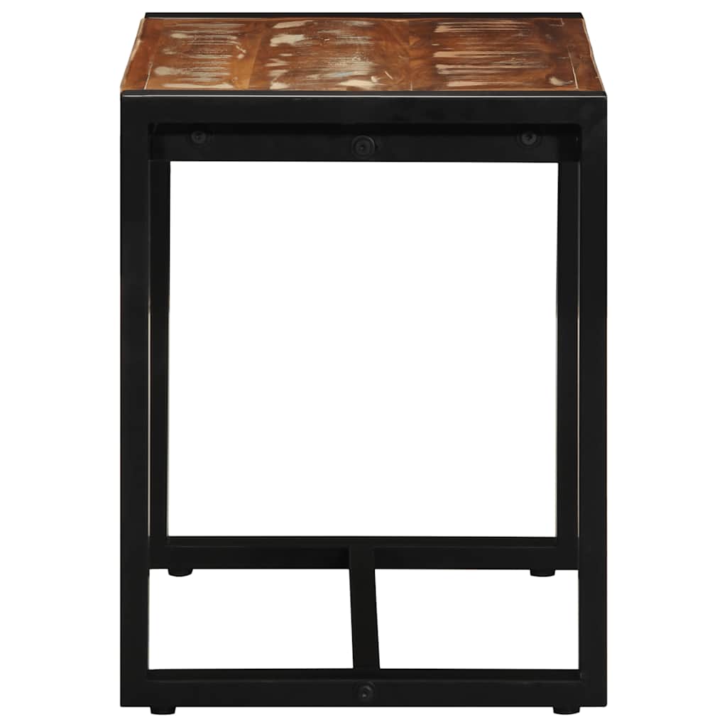 Lavice Vícebarevná 60 X 35 X 45 Cm Masivní Dřevo Recyklované