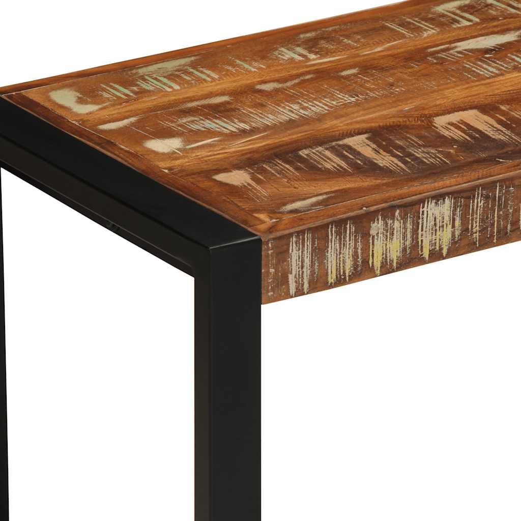 Lavice Vícebarevná 60 X 35 X 45 Cm Masivní Dřevo Recyklované