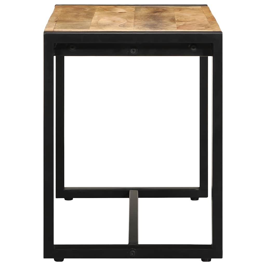 Lavice 80X35X45 Cm Masivní Surové Dřevo Mango