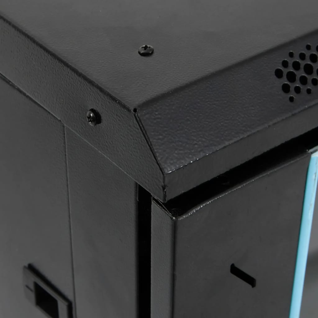 15U Nástěnná Síťová Rozvodná Skříň 19" Ip20 Černá