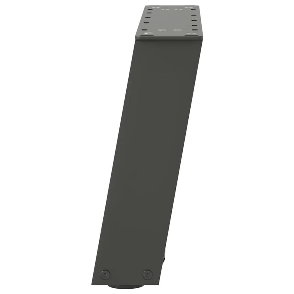 Nohy Konferenčního Stolku Ve Tvaru U 2 Ks Antracitové 40 X (30-31) Cm Ocelové