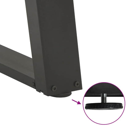 Nohy Konferenčního Stolku Ve Tvaru U 2 Ks Antracitové 40 X (30-31) Cm Ocelové