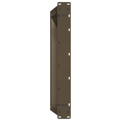 Nohy Konferenčního Stolku Ve Tvaru U, 2 Ks, Přírodní Ocel, 70 X (30-31) Cm, Ocel