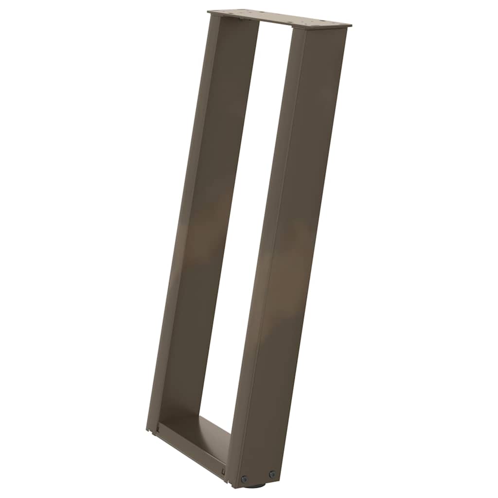 Nohy Konzolového Stolku Ve Tvaru U, 2 Ks, Přírodní Ocel, 28 X (72-73) Cm, Ocel