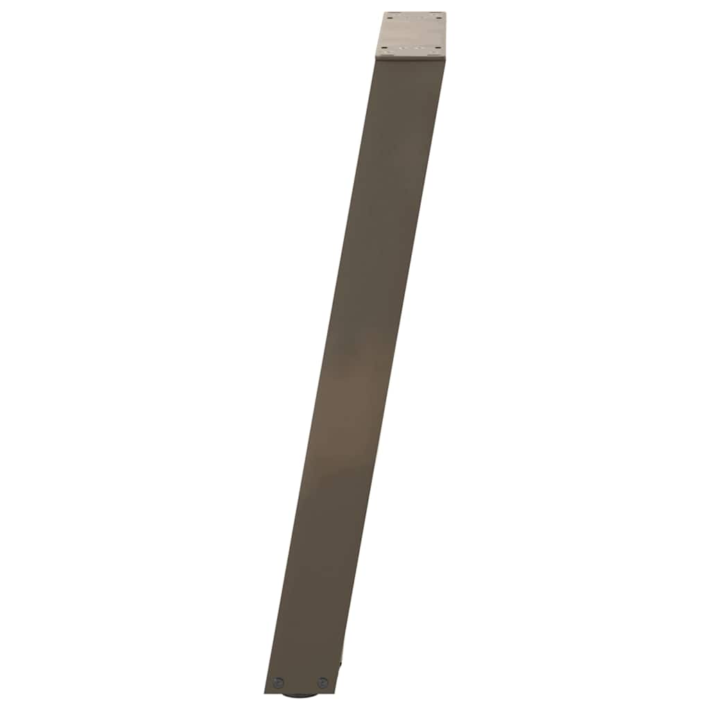 Nohy Konzolového Stolku Ve Tvaru U, 2 Ks, Přírodní Ocel, 28 X (72-73) Cm, Ocel