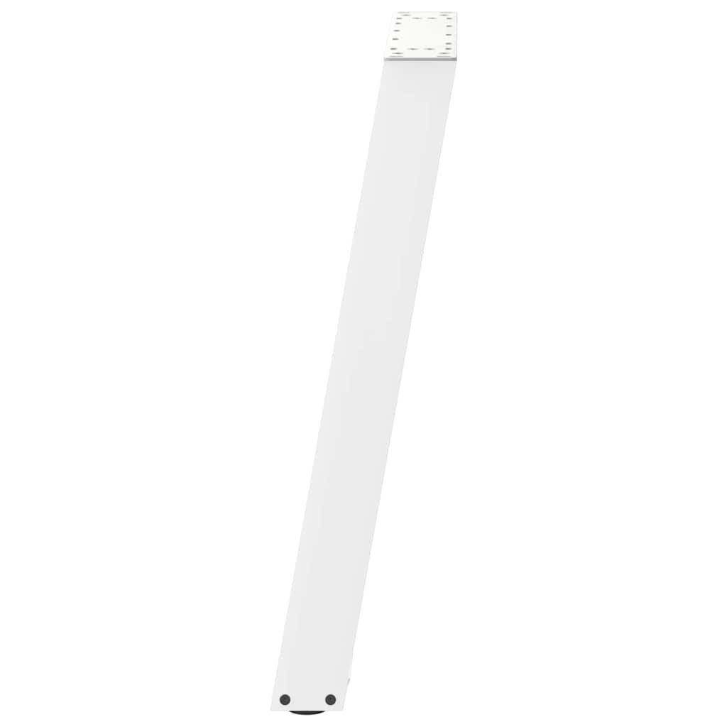 Nohy K Jídelnímu Stolu Ve Tvaru U, 2 Ks, Bílé, 60 X (72-73) Cm, Ocel