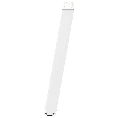 Nohy K Jídelnímu Stolu Ve Tvaru U, 2 Ks, Bílé, 60 X (72-73) Cm, Ocel